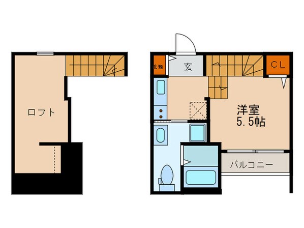 PACE香椎の物件間取画像